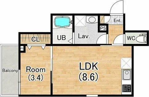 (仮称)ジーメゾン一宮天王ルクセルク【3階】の間取り