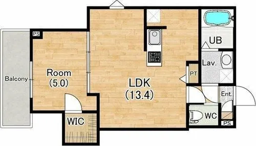 (仮称)ジーメゾン今伊勢セレナ【2階】の間取り