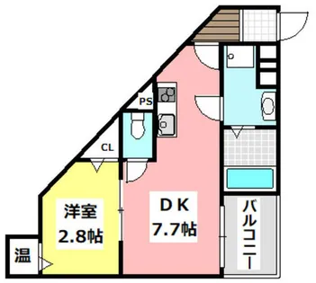アート茨木【3階】の間取り
