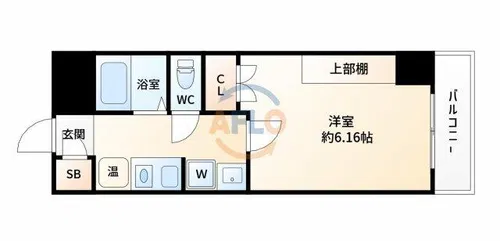 ウイニング・パラ江坂【5階】の間取り