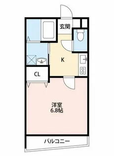 TIERRA安城 WEST【102号室】の間取り
