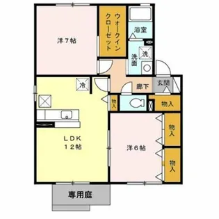 ベルツリー【1階】の間取り