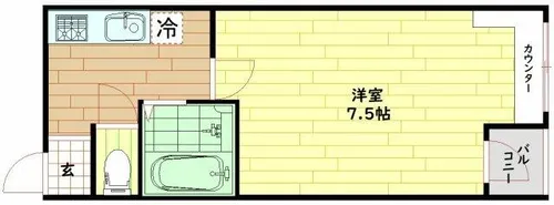 ジョリーフローラ【5階】の間取り