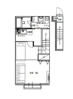 Moment・COCO【205号室】の間取り