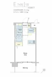 エンクレスト博多駅東Ⅱ【8階】の間取り