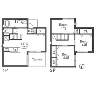 福岡県福岡市南区長丘1丁目【一戸建】の間取り