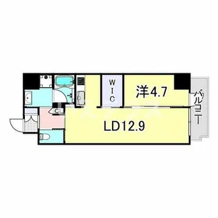ZONNA神戸磯上通【9階】の間取り