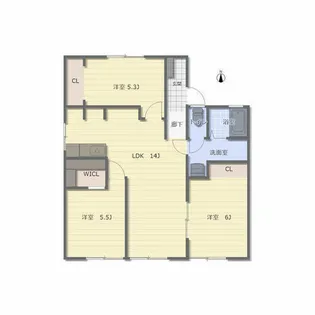 ハイツダンデライオン【101号室】の間取り