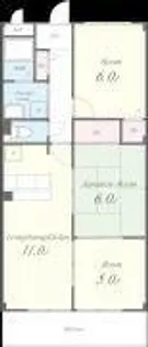 ウエストコート【1階】の間取り