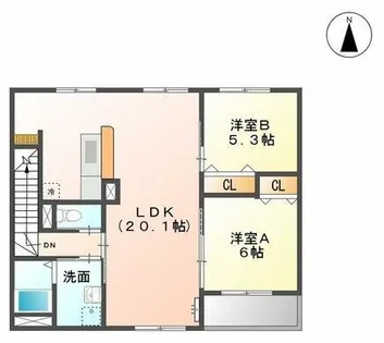 ハル・カリーノ【2階】の間取り
