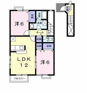 アメニティプレイス【2階】の間取り