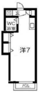 ジュネス野里【1階】の間取り