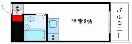 スクエアメゾン志紀【4階】の間取り