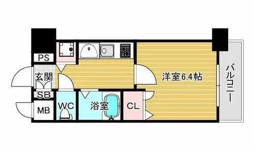 プレサンス淀リーヴァ【2階】の間取り