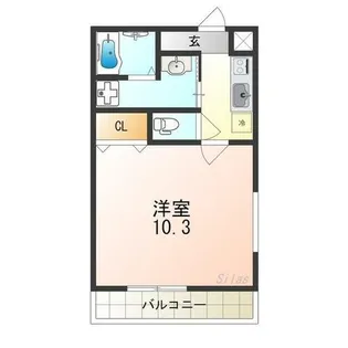 フジパレス堺初芝Ⅴ番館【1階】の間取り
