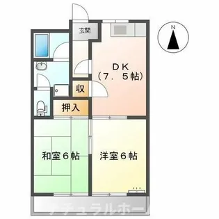 リバティハイツ【20201号室】の間取り