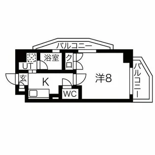 シティライフ池下北【209号室】の間取り