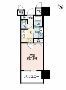 サヴォイ テンジンスクワイヤー【14階】の間取り