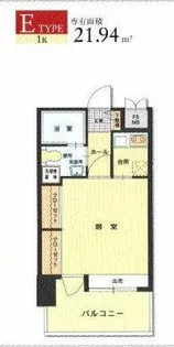 エステートモア・白金クロス【7階】の間取り