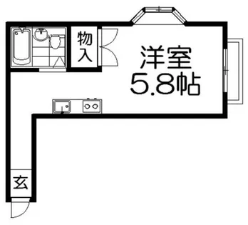 エルカーサ津田【3階】の間取り