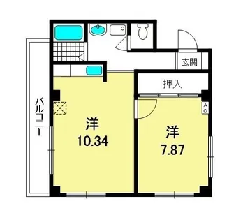 旭ビル【3階】の間取り