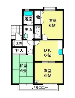コートパル守山【1階】の間取り