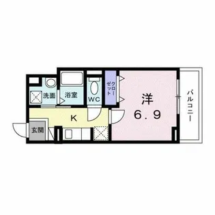 ヒカルサ京都大宮中林Ⅰ【2階】の間取り