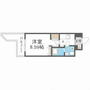セレニテ新大阪弐番館【12階】の間取り