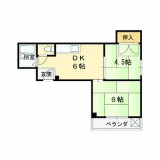 シャトル桜塚【3階】の間取り