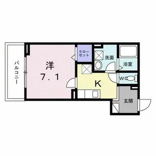 ヒカルサ京都大宮中林Ⅰ【2階】の間取り