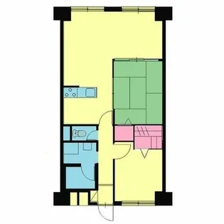 北大阪ハイツ【8階】の間取り