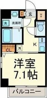 プランドール名駅【5階】の間取り