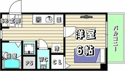 アーバンポイント川名本町【4階】の間取り