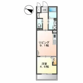 クリンピアMK【2階】の間取り