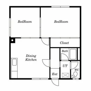 シャトー新川【2階】の間取り