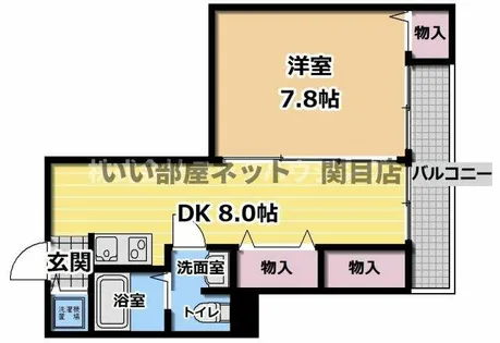 森小路矢野マンション【3階】の間取り