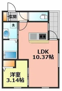 I’ll be清水白壁【2階】の間取り