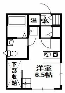COMODO SANDA【201号室】の間取り