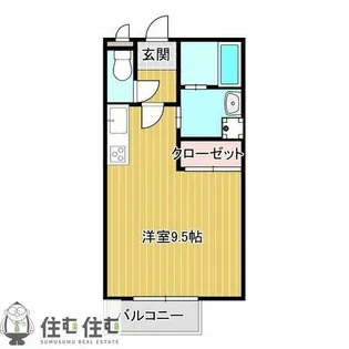 ホワイトバッキンガム【102号室】の間取り