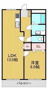 レジデンスサカタ【2階】の間取り