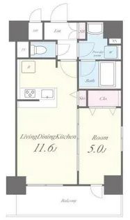 ウルバーノイリス【2階】の間取り