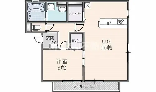 アーディフハウス吉田【1階】の間取り