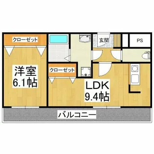 グローゴールド【3階】の間取り