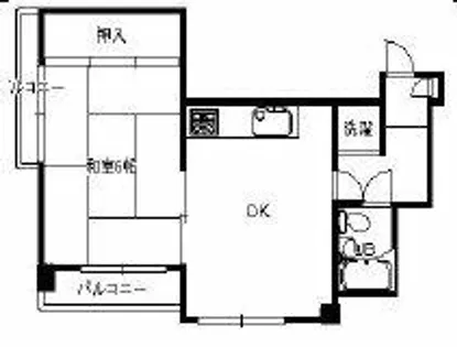 アバンダン西明石【3階】の間取り