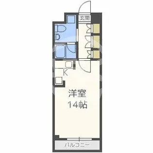 エグゼレジデンスタワー【5階】の間取り