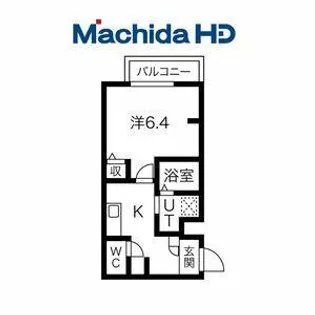 エヌエムスワサントヌフサウス【2FCM号室】の間取り