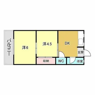 トヨダマンション【2階】の間取り