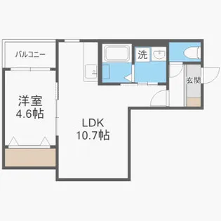 クリーク春日【3階】の間取り