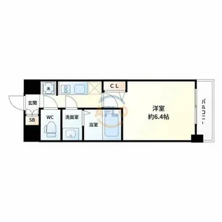 プレサンス新大阪ジェイズ【2階】の間取り