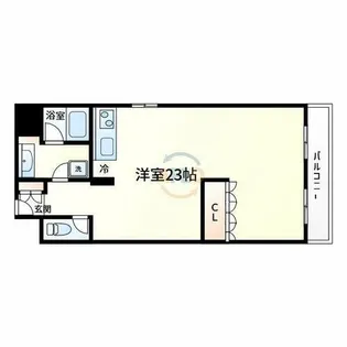 ユニハイム夕陽ヶ丘【11階】の間取り